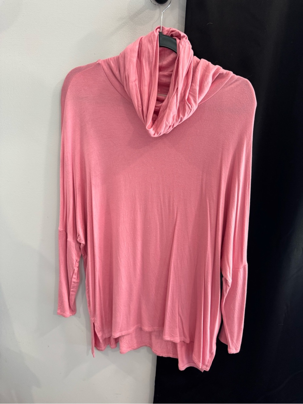 Caslon Pink Cowl Neck Tunic Top | Medium